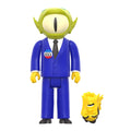THE SIMPSONS REACTION WAVE 3 'TREEHOUSE OF HORROR - ALIEN PRESIDENT' FIGURE