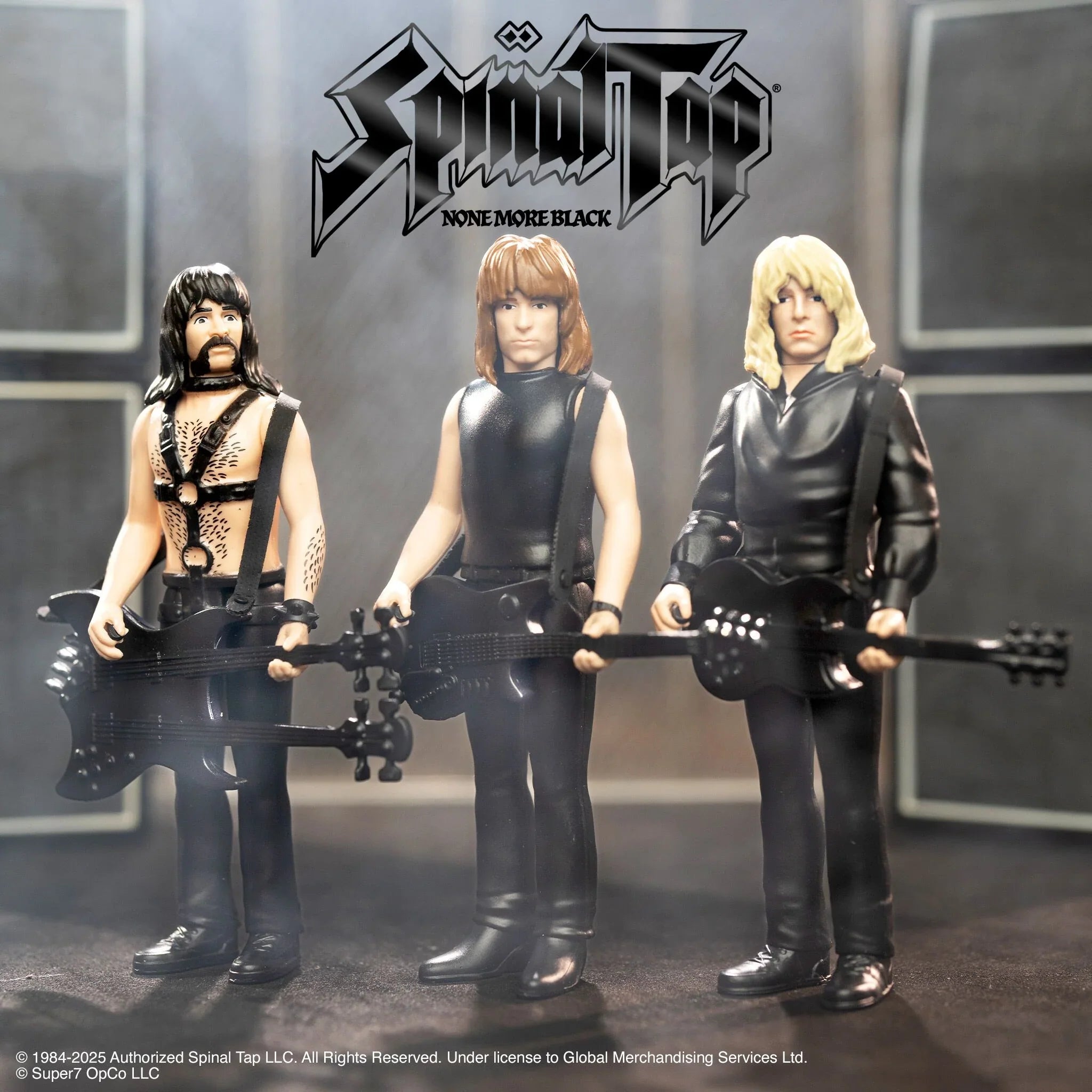 SPINAL TAP NONE MORE BLACK WAVE 2 REACTION FIGURES - SET OF 3