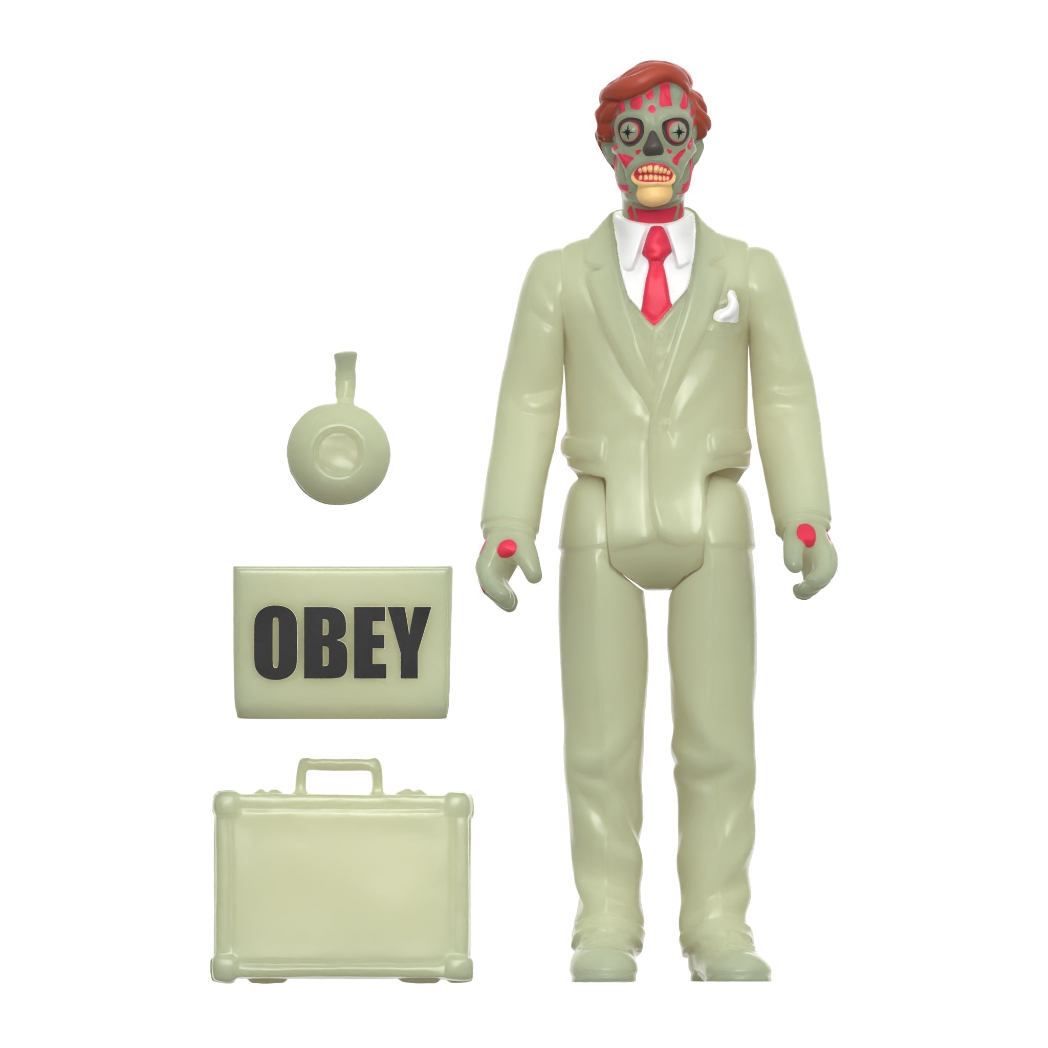 THEY LIVE REACTION WAVE 2 FIGURE - MALE GHOUL - GLOW