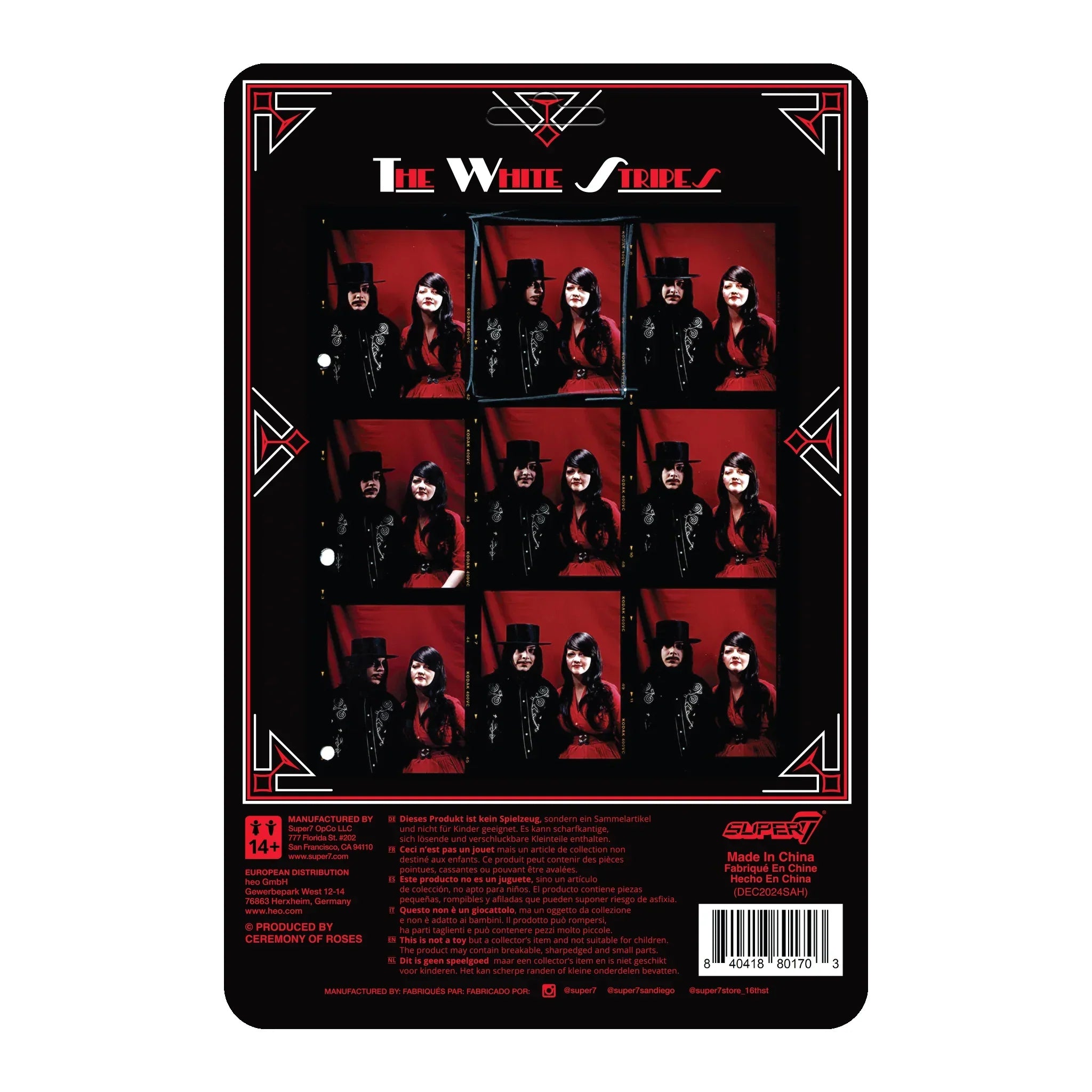 WHITE STRIPES 2-PACK REACTION FIGURES WAVE 1 (Get Behind Me Satan)