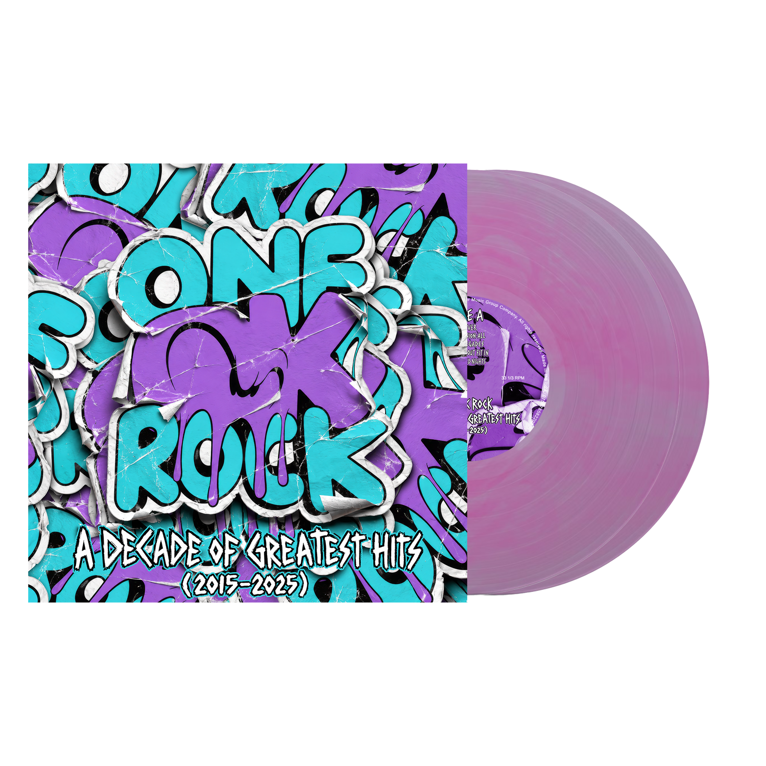 ONE OK ROCK ‘A DECADE OF GREATEST HITS (2015-2025)’ 2LP (Clear & Pink Galaxy Vinyl)