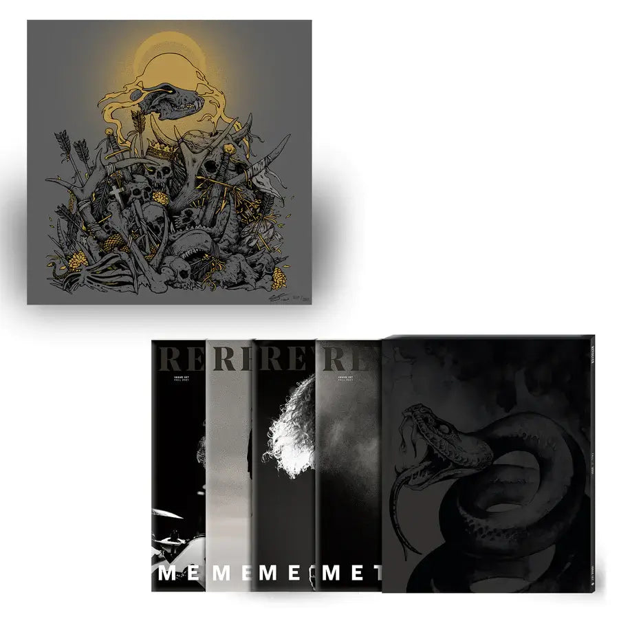REVOLVER x METALLICA FALL 2021 ISSUE HAND-NUMBERED SLIPCASE WITH ERIC WOLFE SAHLSTEN SCREEN PRINT - EXCLUSIVE - LTD. 200