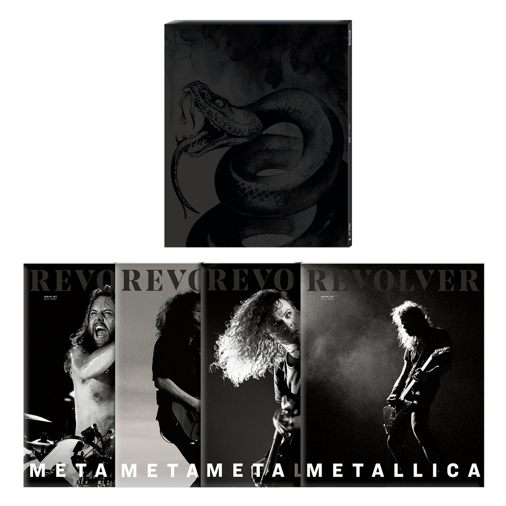 REVOLVER x METALLICA FALL 2021 ISSUE HAND-NUMBERED SLIPCASE WITH ROSS HALFIN POSTER - ONLY 200 AVAILABLE