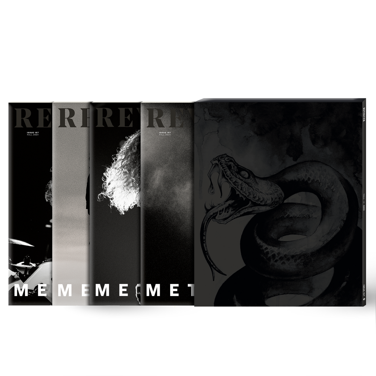 REVOLVER x METALLICA FALL 2021 ISSUE HAND-NUMBERED SLIPCASE WITH ROSS HALFIN POSTER - ONLY 200 AVAILABLE