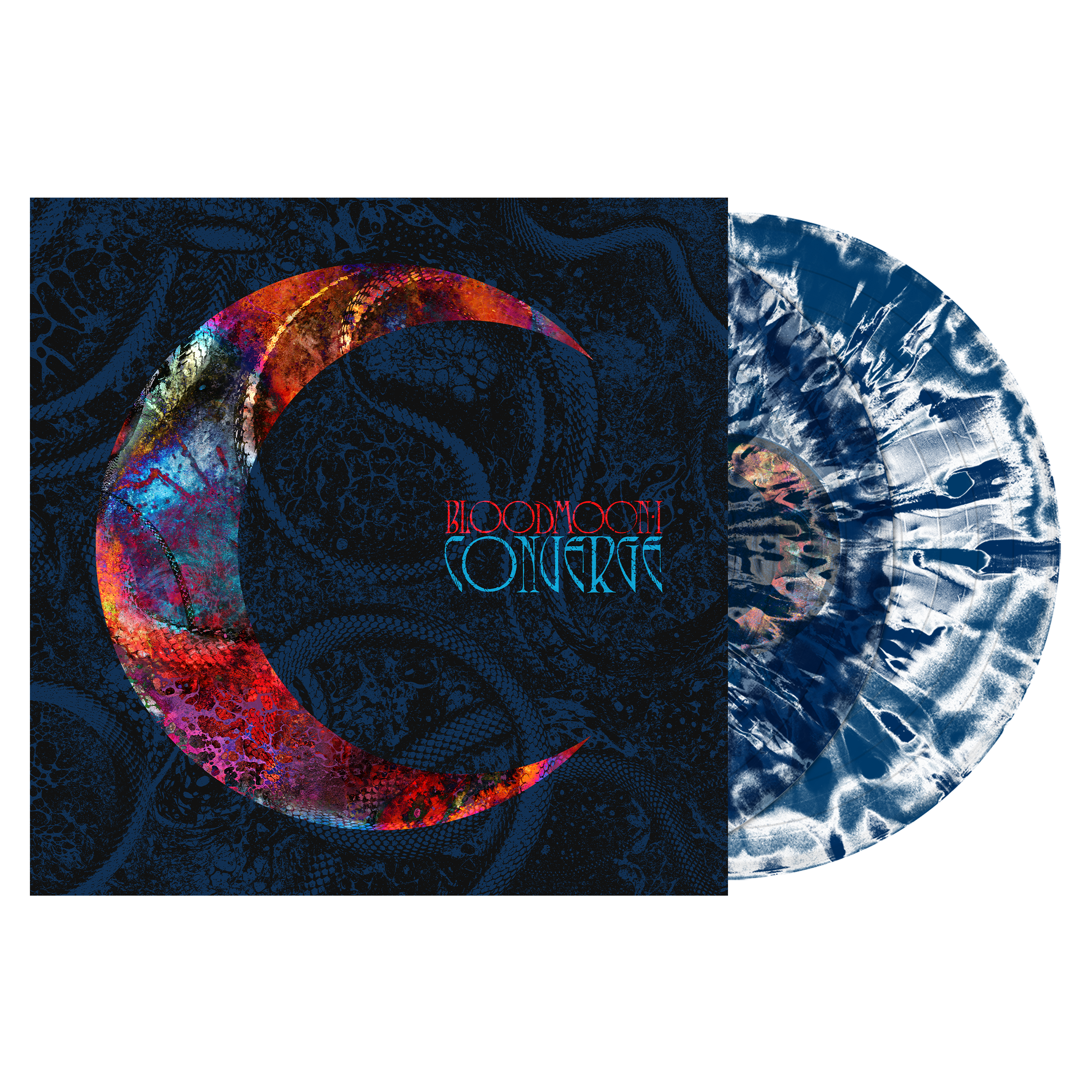 REVOLVER x CONVERGE WINTER 2021 ISSUE HAND-NUMBERED SLIPCASE 2LP - EXCLUSIVE - LTD. 200 - BLOODMOON/CLEAR NAVY CLOUDY