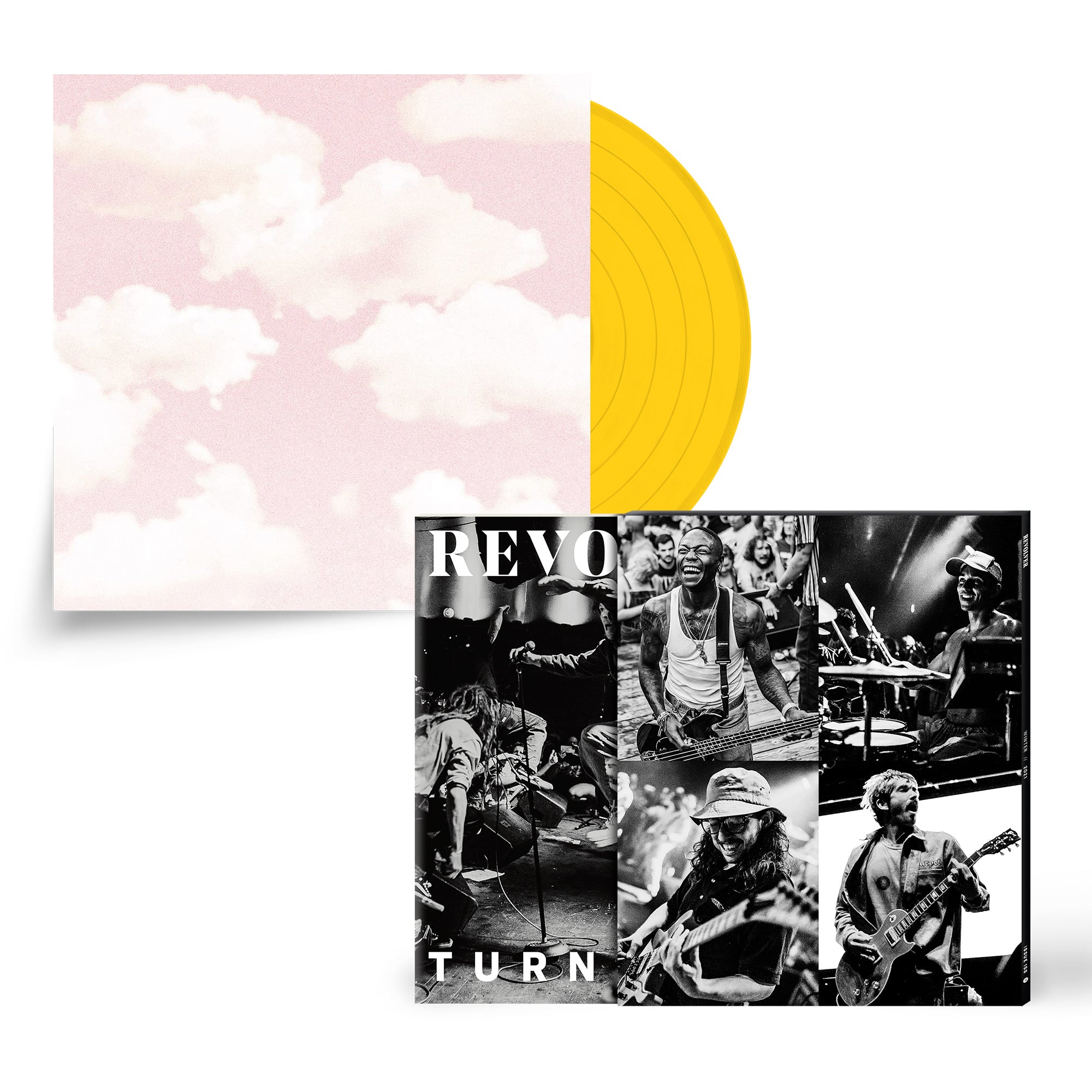 REVOLVER x TURNSTILE WINTER 2021 ISSUE HAND-NUMBERED SLIPCASE W/ 'GLOW ON' LP - EXCLUSIVE - LTD. 250 - MUSTARD YELLOW