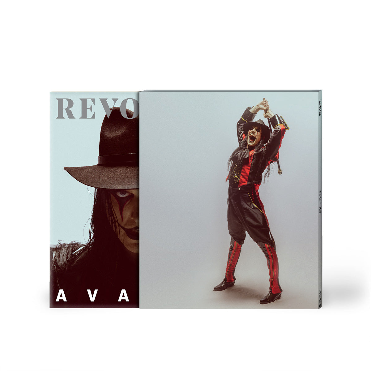 REVOLVER x AVATAR COLECTOR’S BUNDLE – 2022 WINTER ISSUE IN NUMBERED SLIPCASE  W/ ‘DANCE DEVIL DANCE’ LP - EXCLUSIVE  - CLEAR/OPAQUE RED/SPLATTER