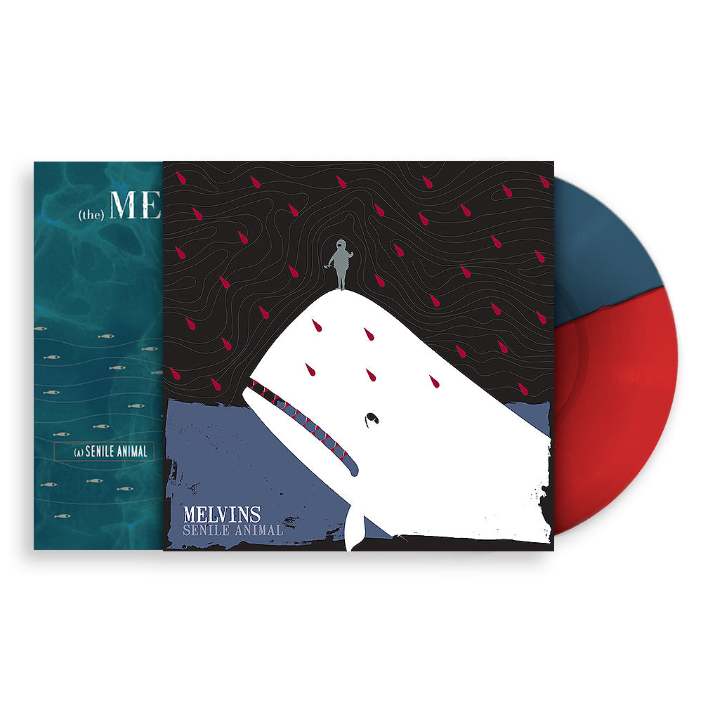 MELVINS ‘A SENILE ANIMAL' LIMTED EDITION LP + MACKIE OSBORNE SCREEN PRINT WRAP - RED/BLUE