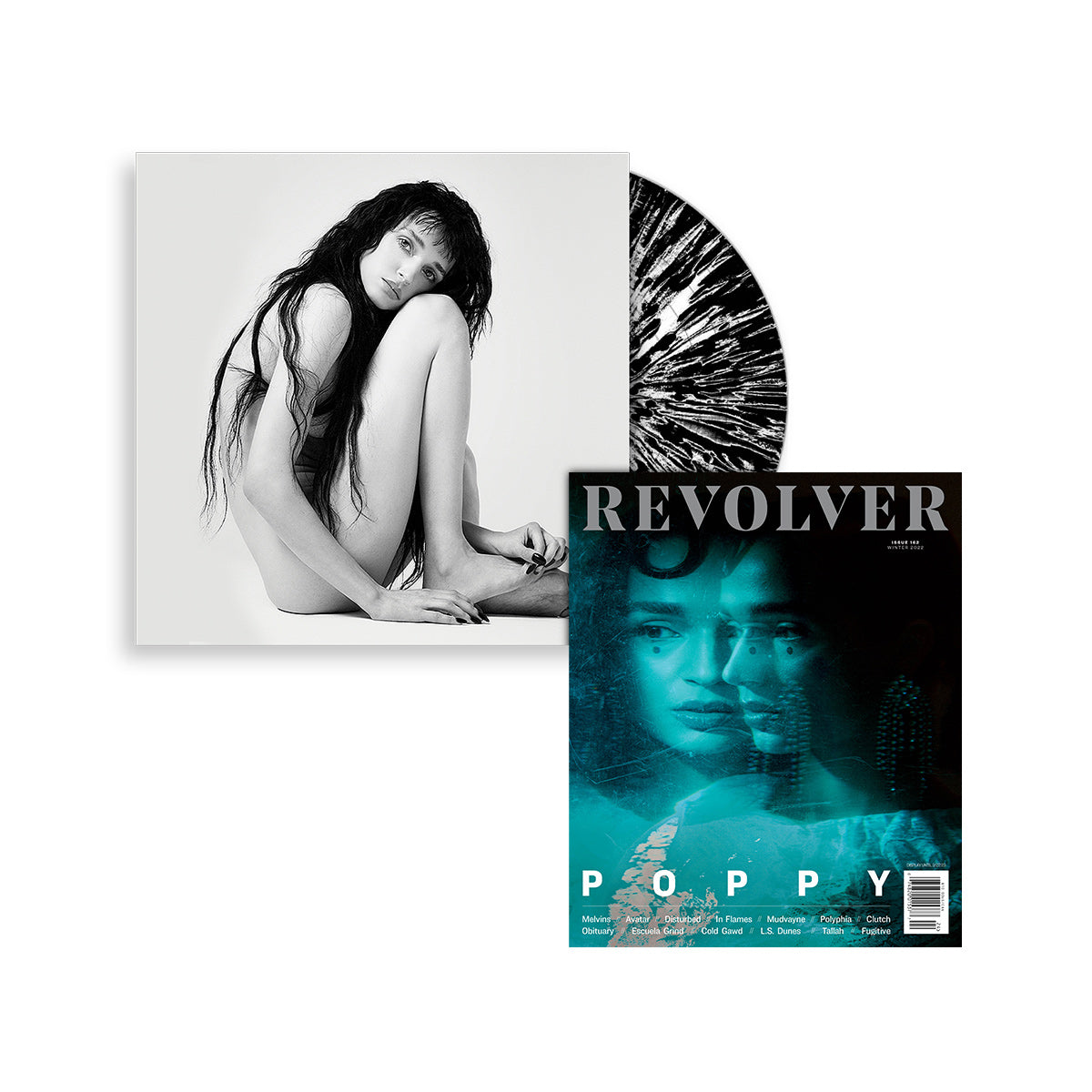 REVOLVER x POPPY - 2022 WINTER ISSUE W/ POPPY ‘STAGGER’ EP - BLACK/WHITE/SPLATTER