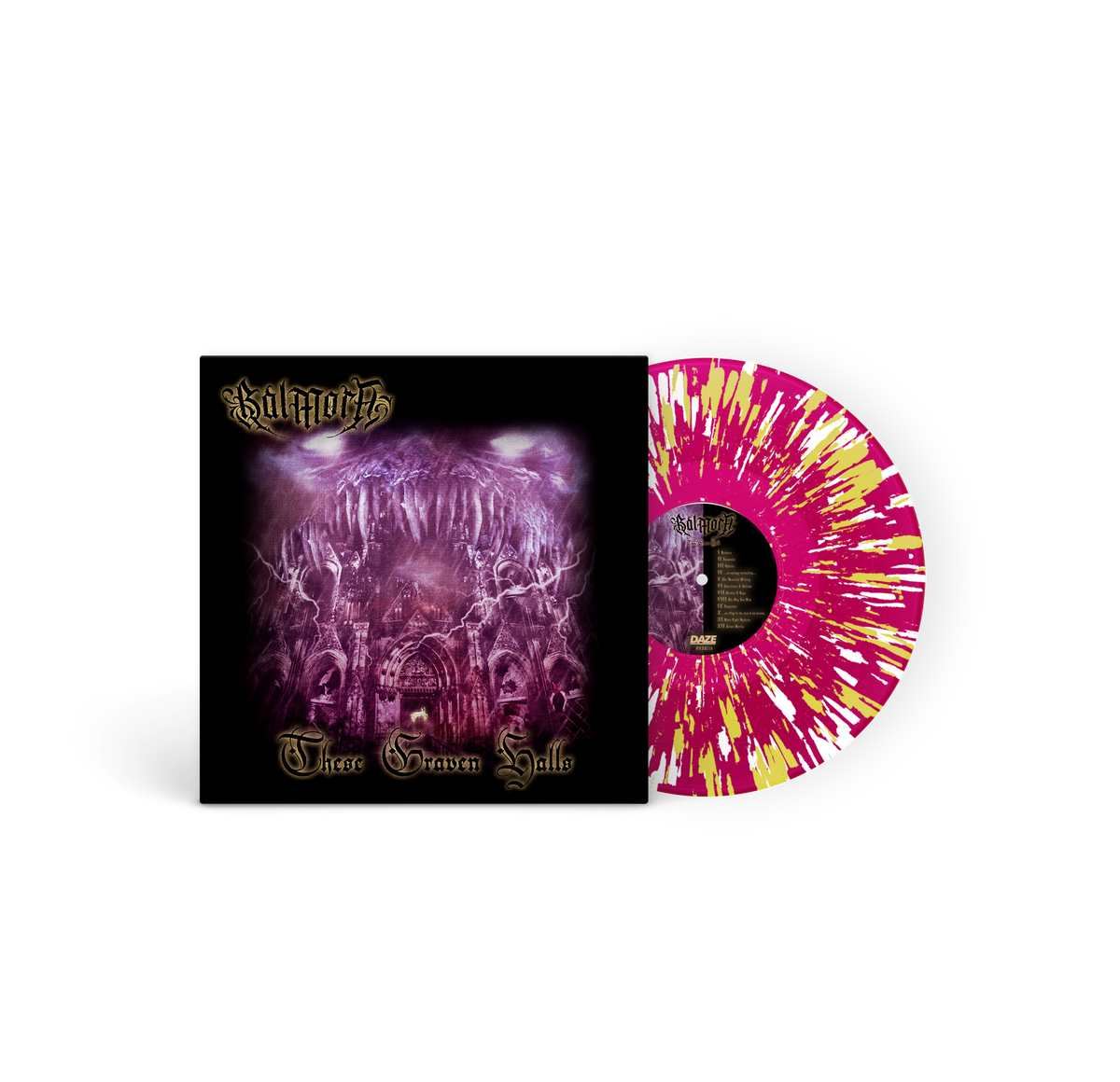 BALMORA ‘THESE GRAVEN HALLS’ LP - EXCLUSIVE - LTD.150 - CLEAR PURPLE/YELLOW/WHITE/SPLATTER
