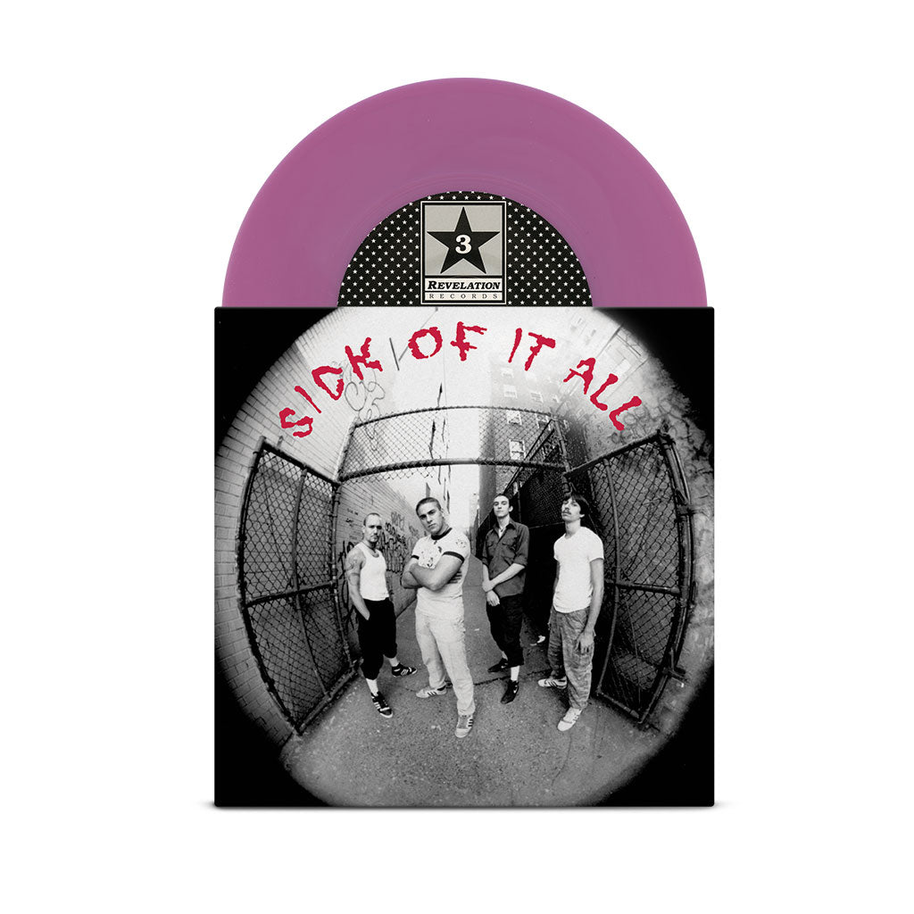 SICK OF IT ALL 'SICK OF IT ALL' 7" EP - VIOLET