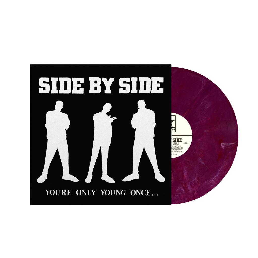 SIDE BY SIDE ‘YOU'RE ONLY YOUNG ONCE...’ LP - EXCLUSIVE - LTD. 450 - PUPRLE MARBLE