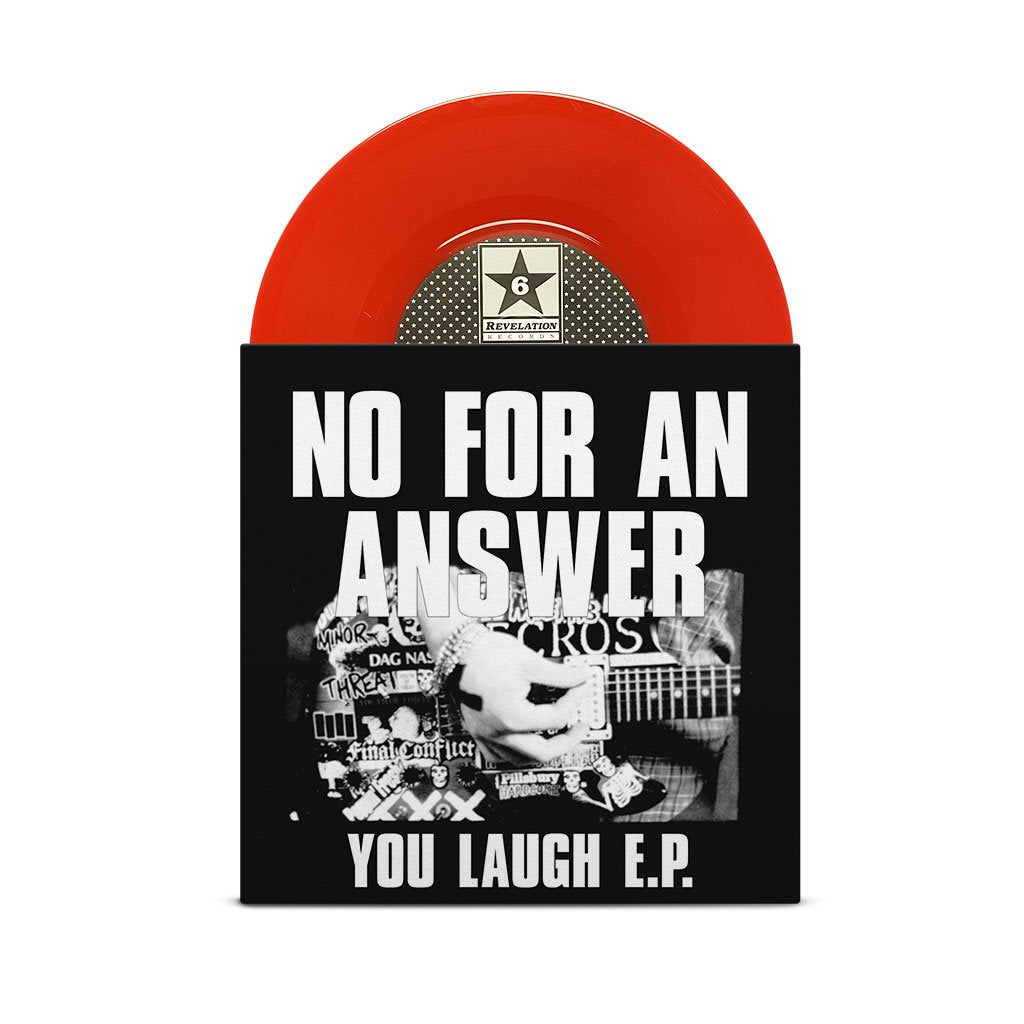 NO FOR AN ANSWER 'YOU LAUGH' 7" EP - RED