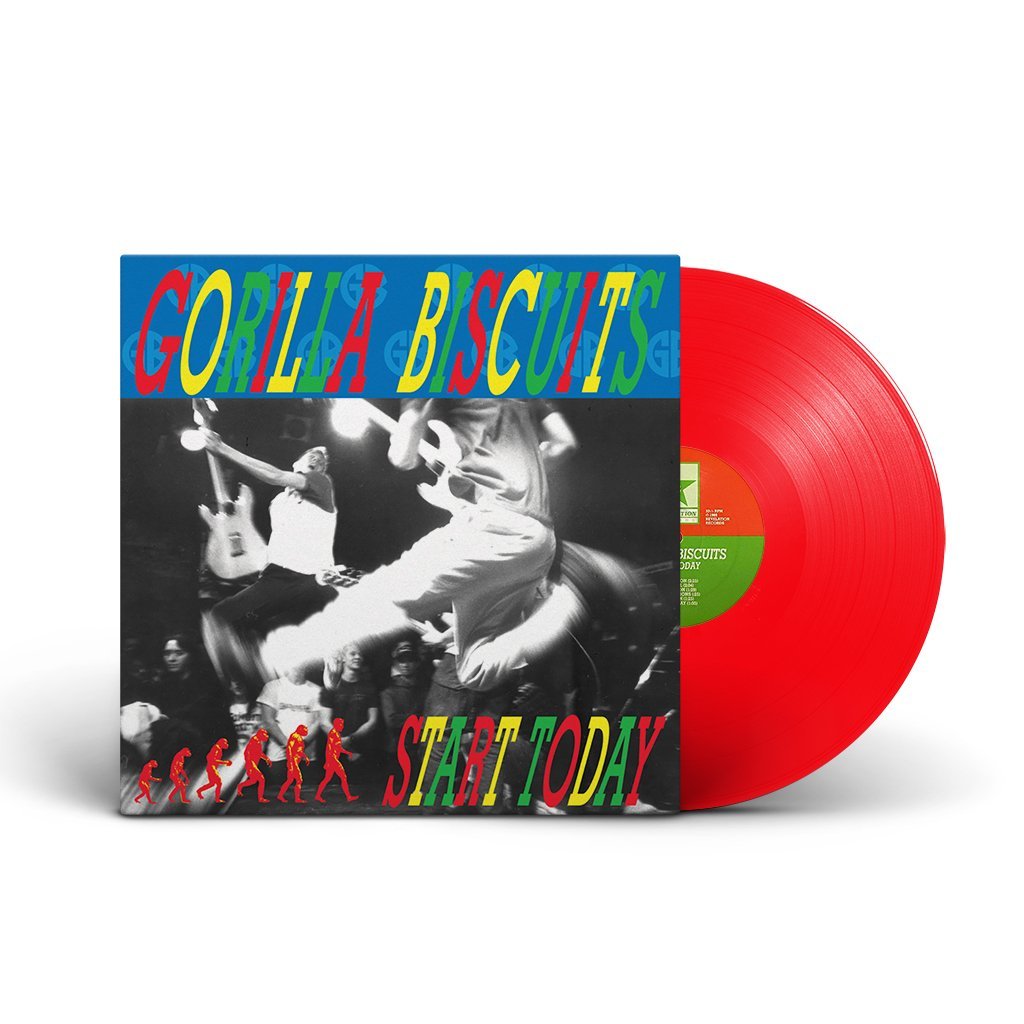 GORILLA BISCUITS 'START TODAY' LP - RED