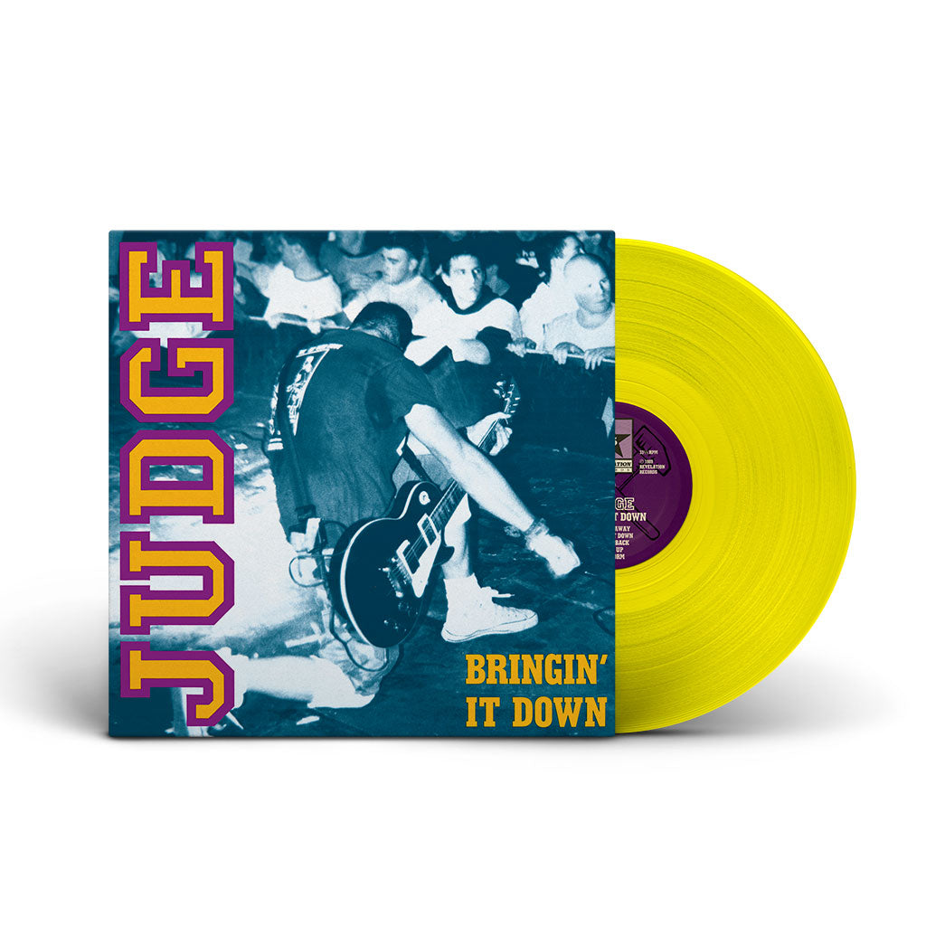 JUDGE 'BRINGING IT DOWN' LP - YELLOW