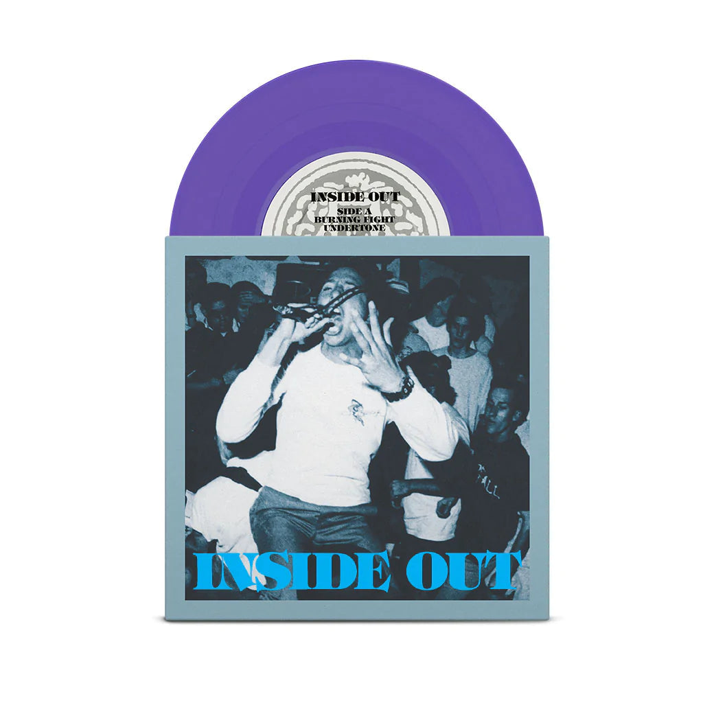 INSIDE OUT 'NO SPIRITUAL SURRENDER' 7" EP - PURPLE