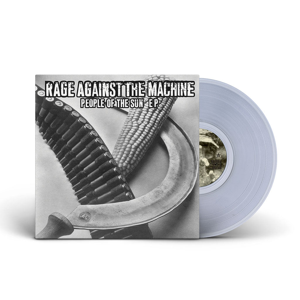 RAGE AGAINST THE MACHINE 'PEOPLE OF THE SUN' 10" EP - CLEAR