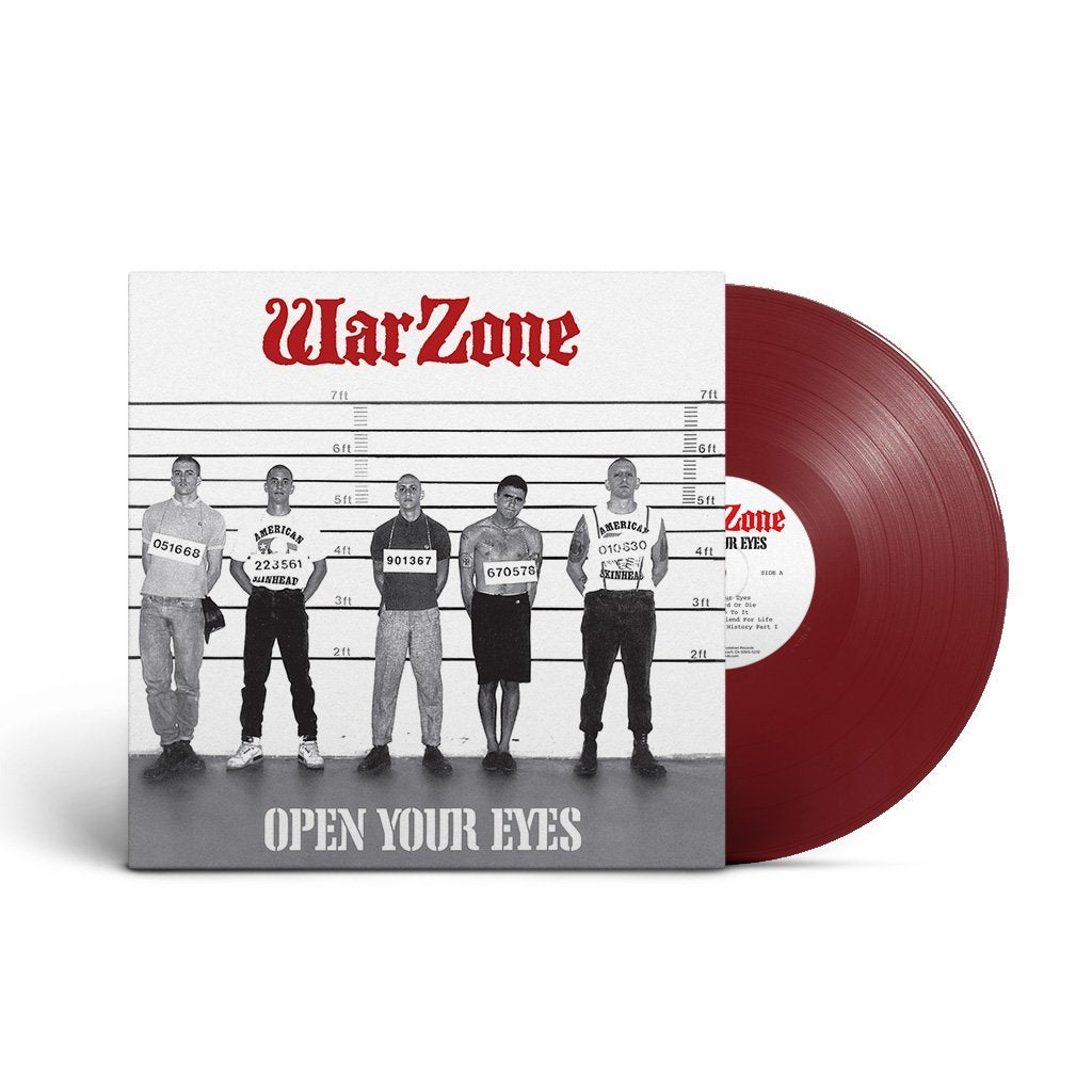 WARZONE  'OPEN YOUR EYES' LP (Red Vinyl)