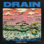 DRAIN 'CALIFORNIA CURSED' LP - TRANSLUCENT PINIK/GREEN MARBLE