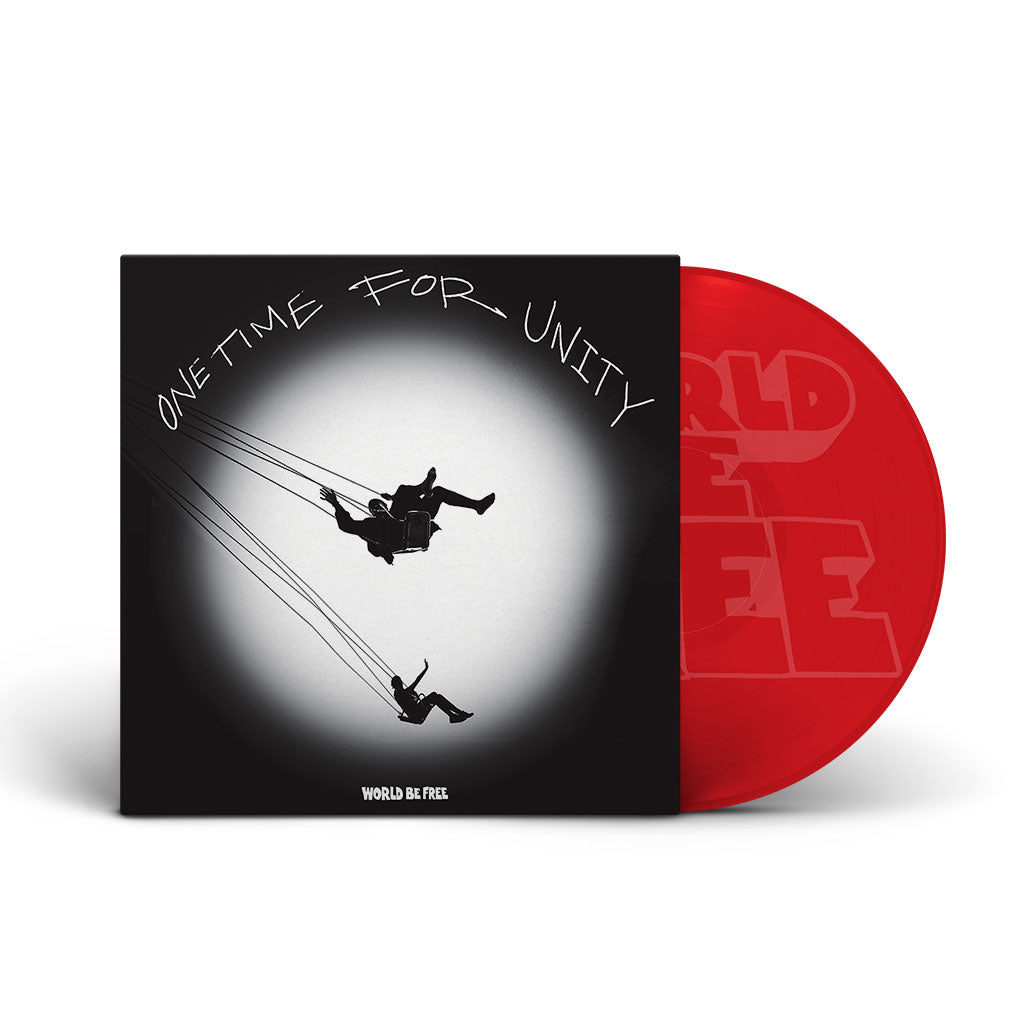 WORLD BE FREE ‘ONE TIME FOR UNITY’ LTD. - TRANSLUCENT RED/ETCHED B-SIDE VINYL