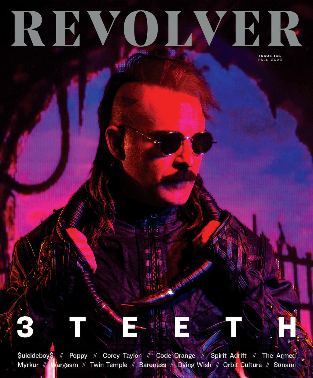 3TEETH x REVOLVER BUNDLE – 2023 FALL ISSUE W/ 'ENDEX' LP - EXCLUSIVE - LTD. 1000 - BLACK/WHITE/MARBLE