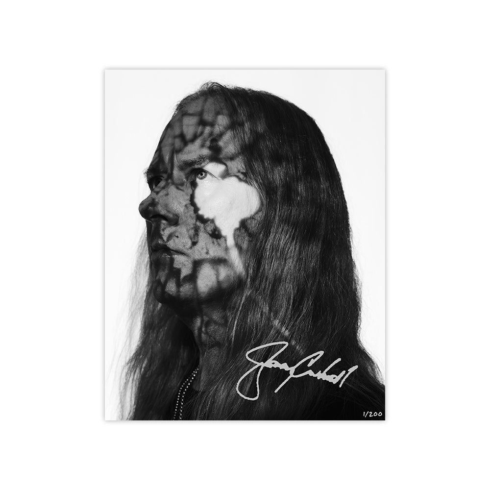 JERRY CANTRELL X REVOLVER BUNDLE - REVOLVER FALL 2024 ISSUE IN NUMBERED SLIPCASE W/ SIGNED 8"X10" &'I WANT BLOOD' 2LP - EXCLUSIVE - LTD. 500 - CLEAR/RED/WHITE/SPLATTER