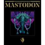 MASTODON 'CRACK THE SKYE' LP w/ SIGNED 12"x12" PAUL ROMANO PRINT & COLLECTORS EDITION MAGAZINE