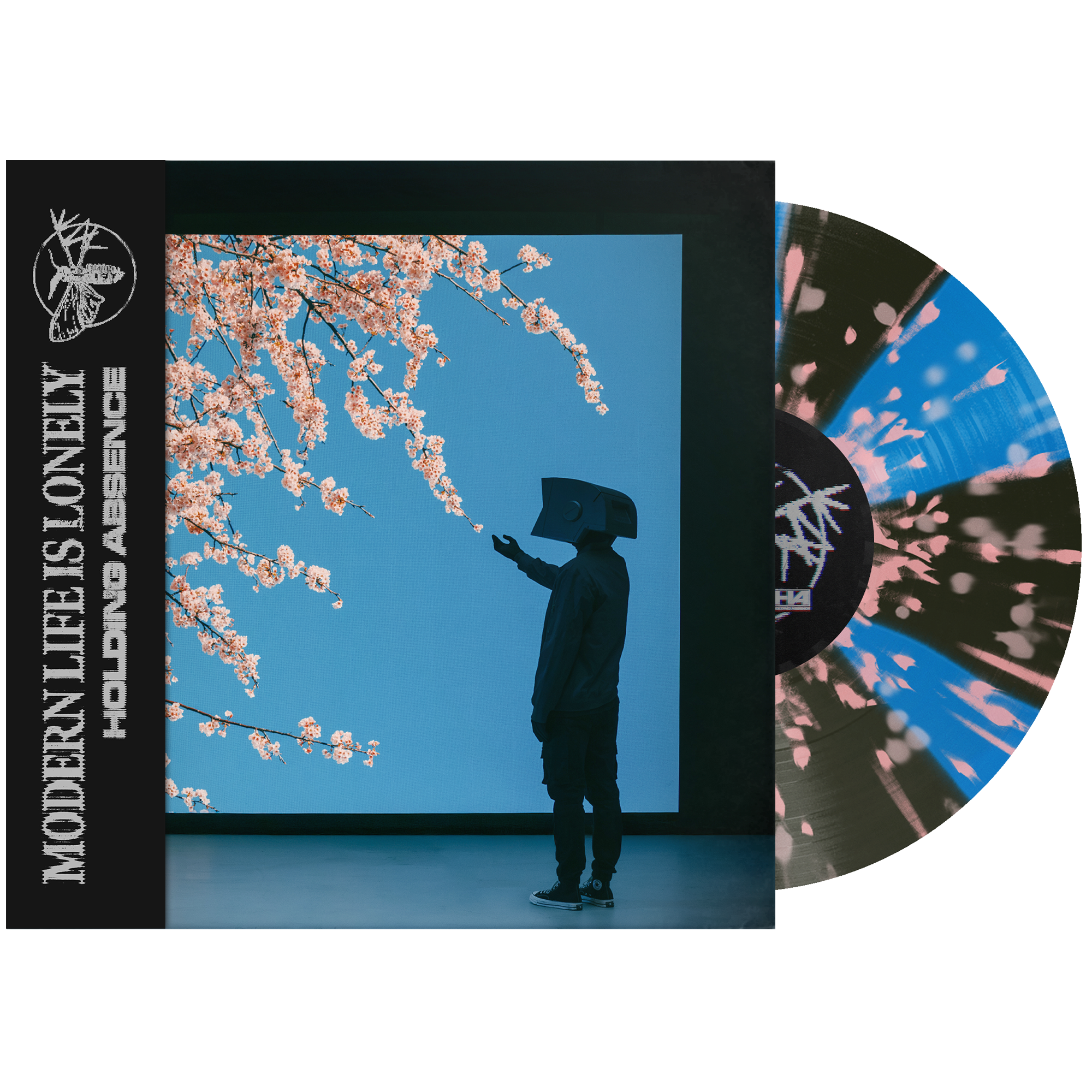HOLDING ABSENCE 'MODERN LIFE IS LONELY' LP (Exclusive – Limited to 200, Blue & Black Ice Cornetto w/ Bubblegum Splatter Vinyl)