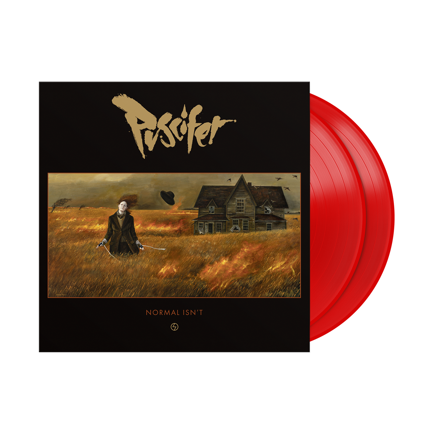 PUSCIFER ‘NORMAL ISN’T’ 2LP - EXCLUSIVE - LTD. 500 - PEARL RED