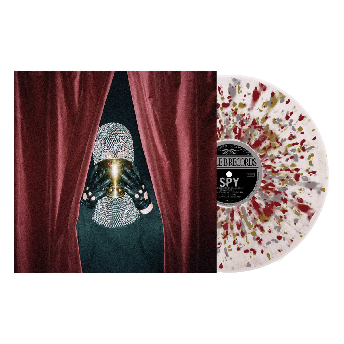 SPY ‘SATISFACTION’ LP - EXCLUSIVE - LTD. 250 - ULTRA CLEAR/MAROON/GOLD/SILVER/SPLATTER (