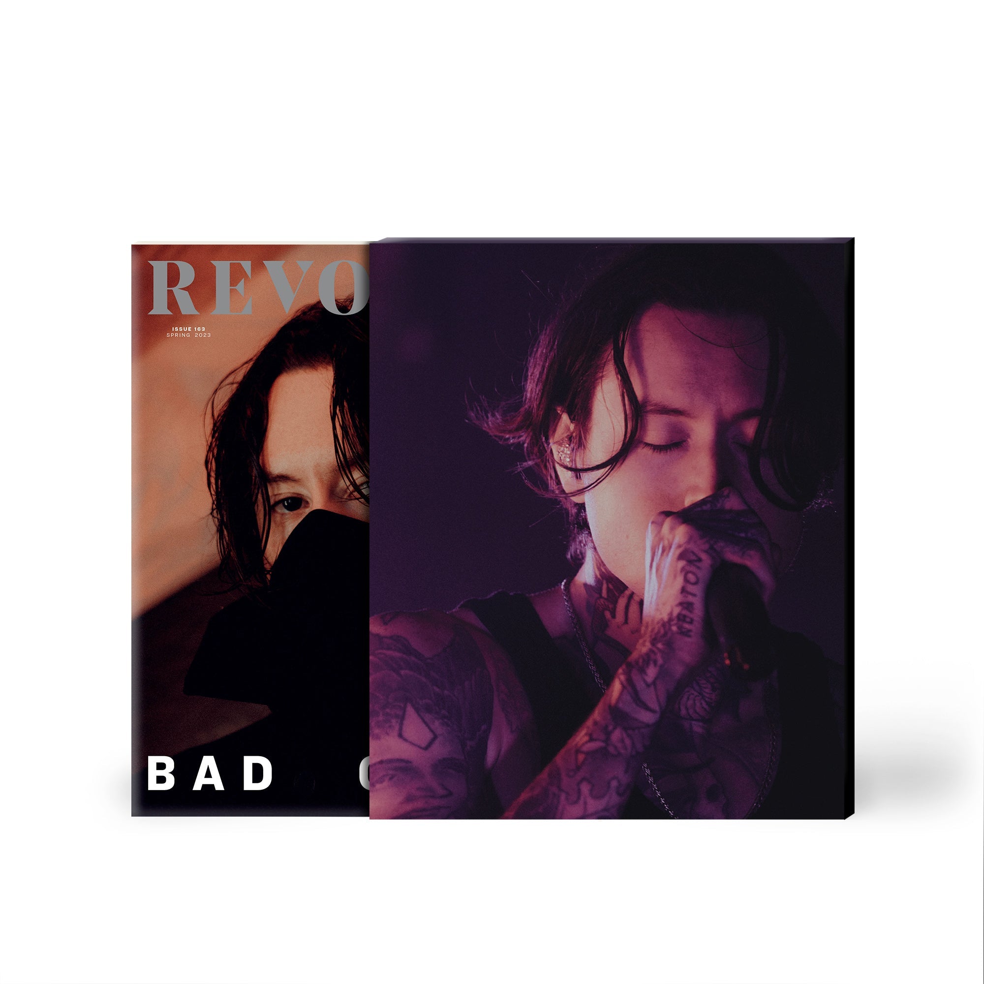 BAD OMENS x REVOLVER COLLECTOR'S BUNDLE – 2023 SPRING ISSUE IN NUMBERED SLIPCASE + EXCLUSIVE BAD OMENS PRINT
