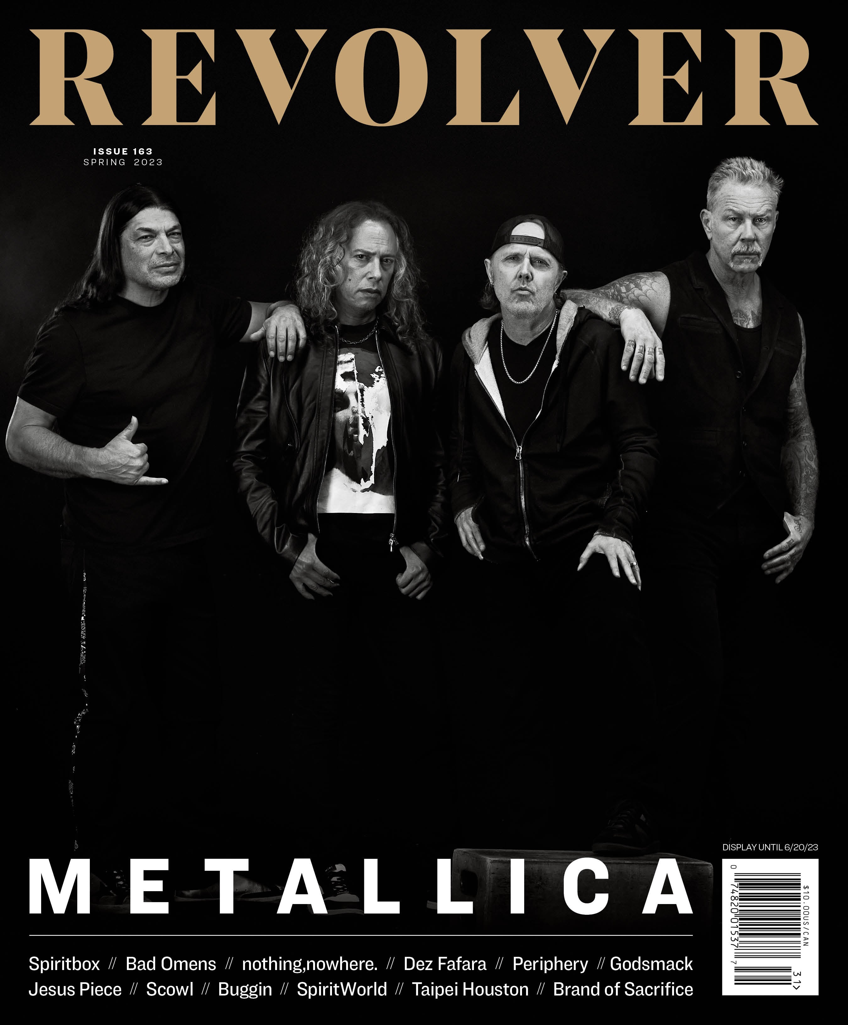 REVOLVER SPRING 2023 ISSUE FEATURING METALLICA