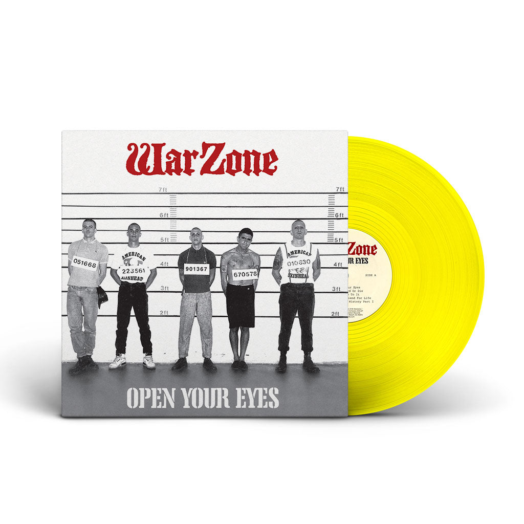 WARZONE ‘OPEN YOUR EYES' LP - YELLOW