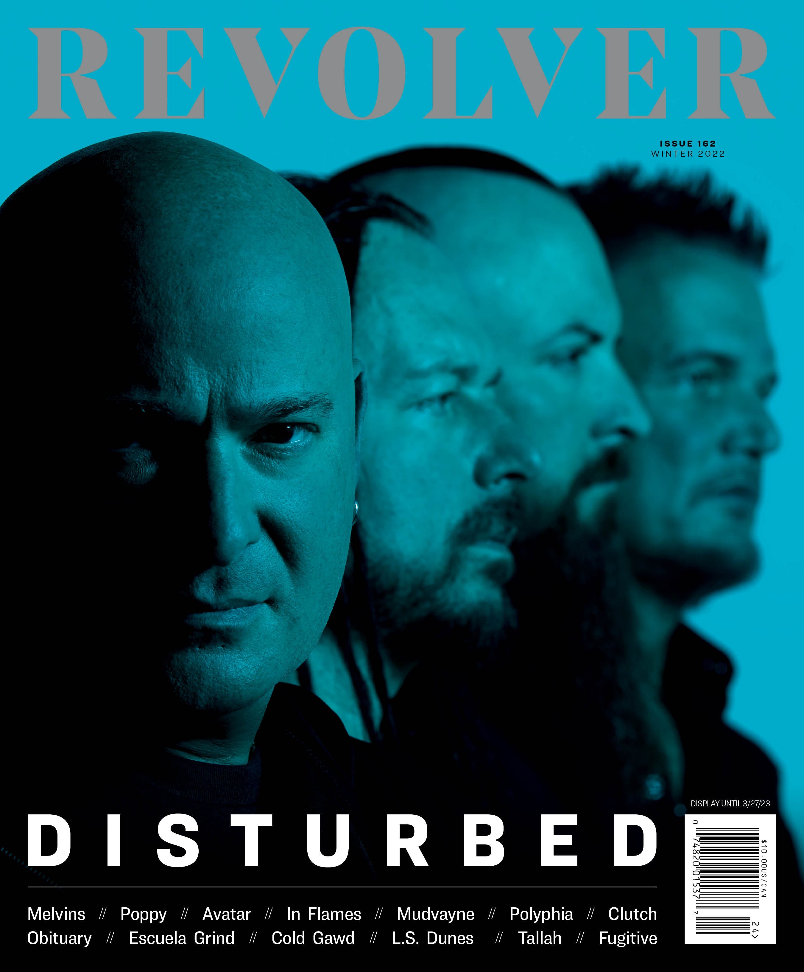REVOLVER WINTER 2022 ISSUE FEATURING DISTURBED
