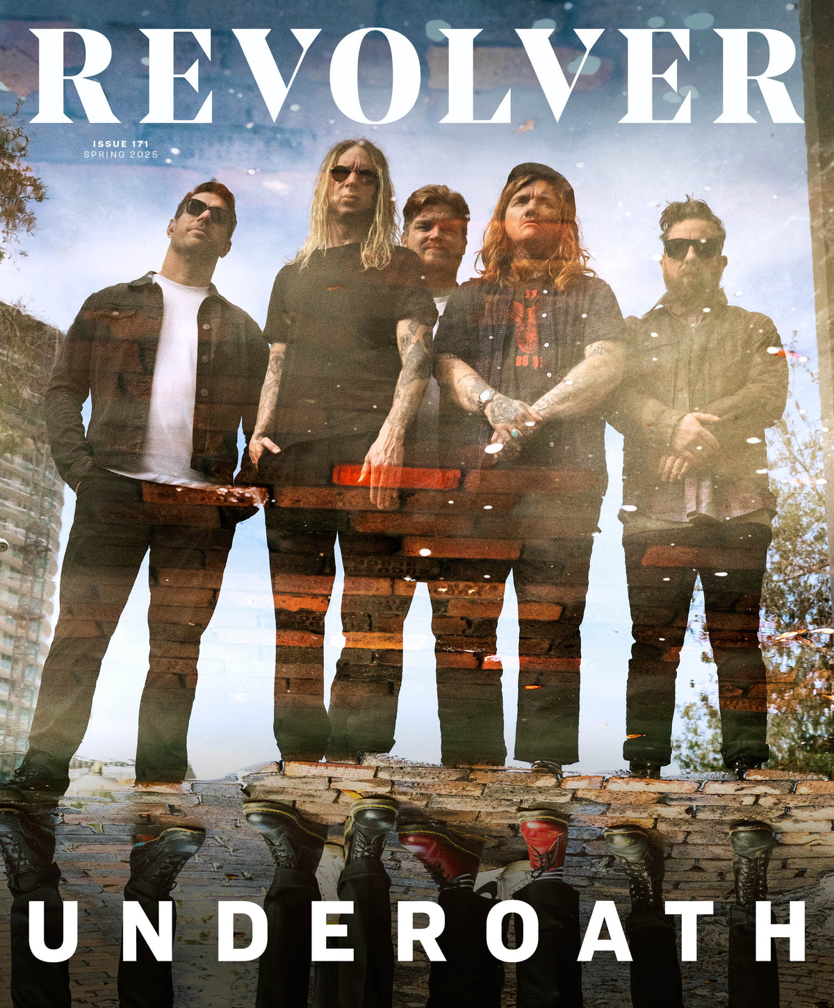 REVOLVER SPRING 2025 ISSUE FEATURING UNDEROATH
