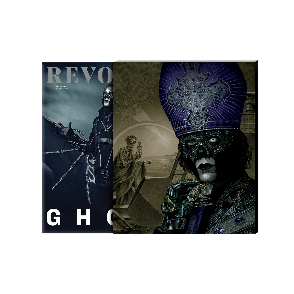 GHOST x REVOLVER – "PAPA V ILLUSTRATED BY MARALD VAN HAASTEREN" ALTERNATE COVER SUMMER 2025 ISSUE IN NUMBERED SLIPCASE