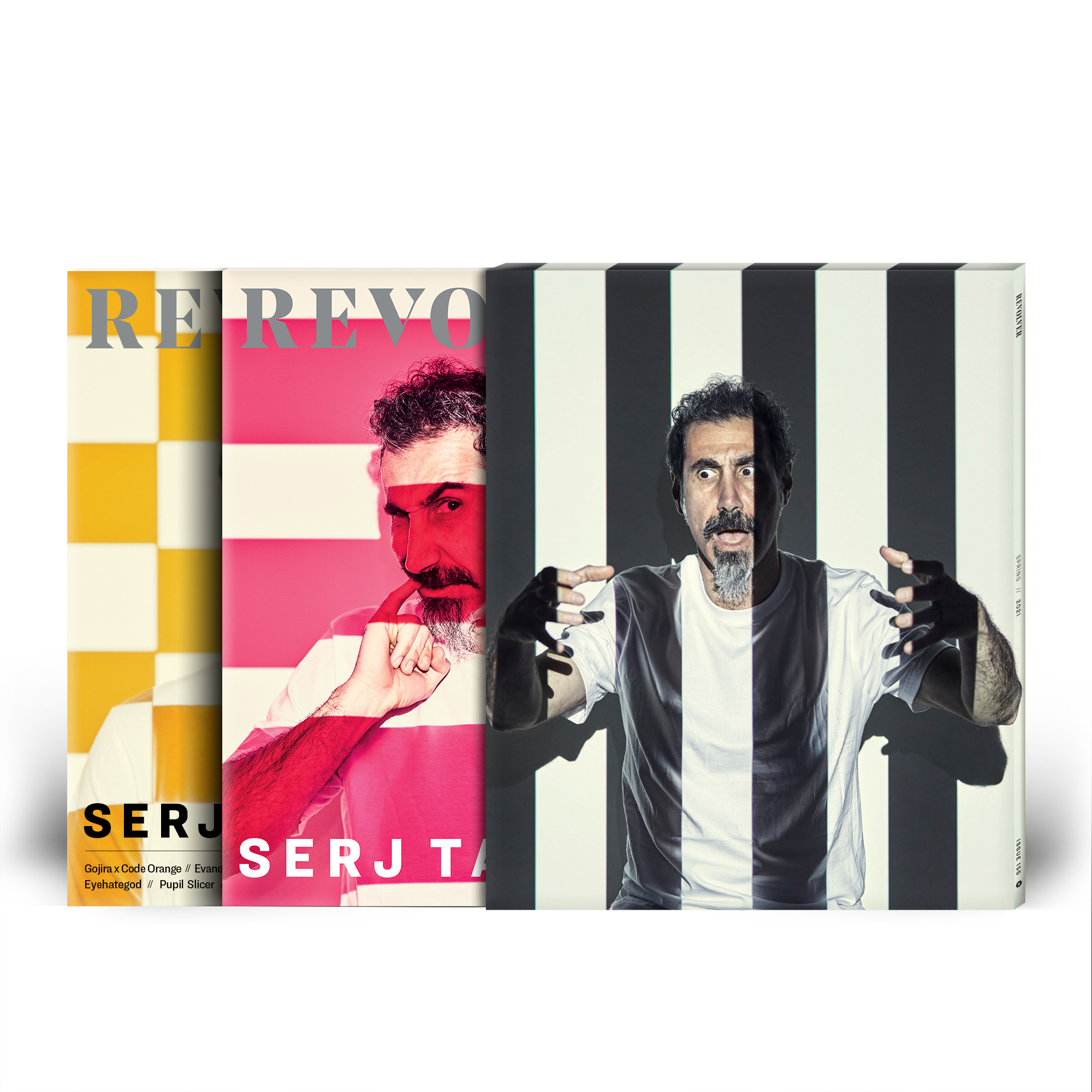 REVOLVER x SERJ TANKIAN SPRING 2021 ISSUE SLIPCASE & 'ELASTICITY' EP BUNDLE - EXCLUSIVE - LTD. 250