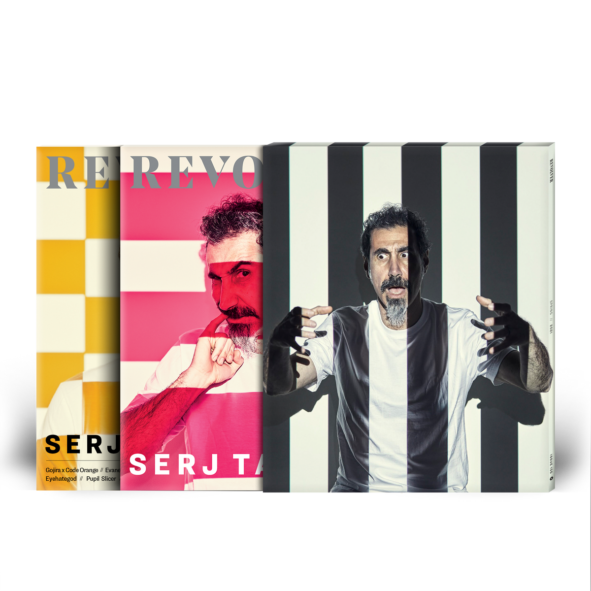REVOLVER x SERJ TANKIAN SPRING 2021 ISSUE SLIPCASE & 'ELASTICITY' EP BUNDLE - EXCLUSIVE - LTD. 250