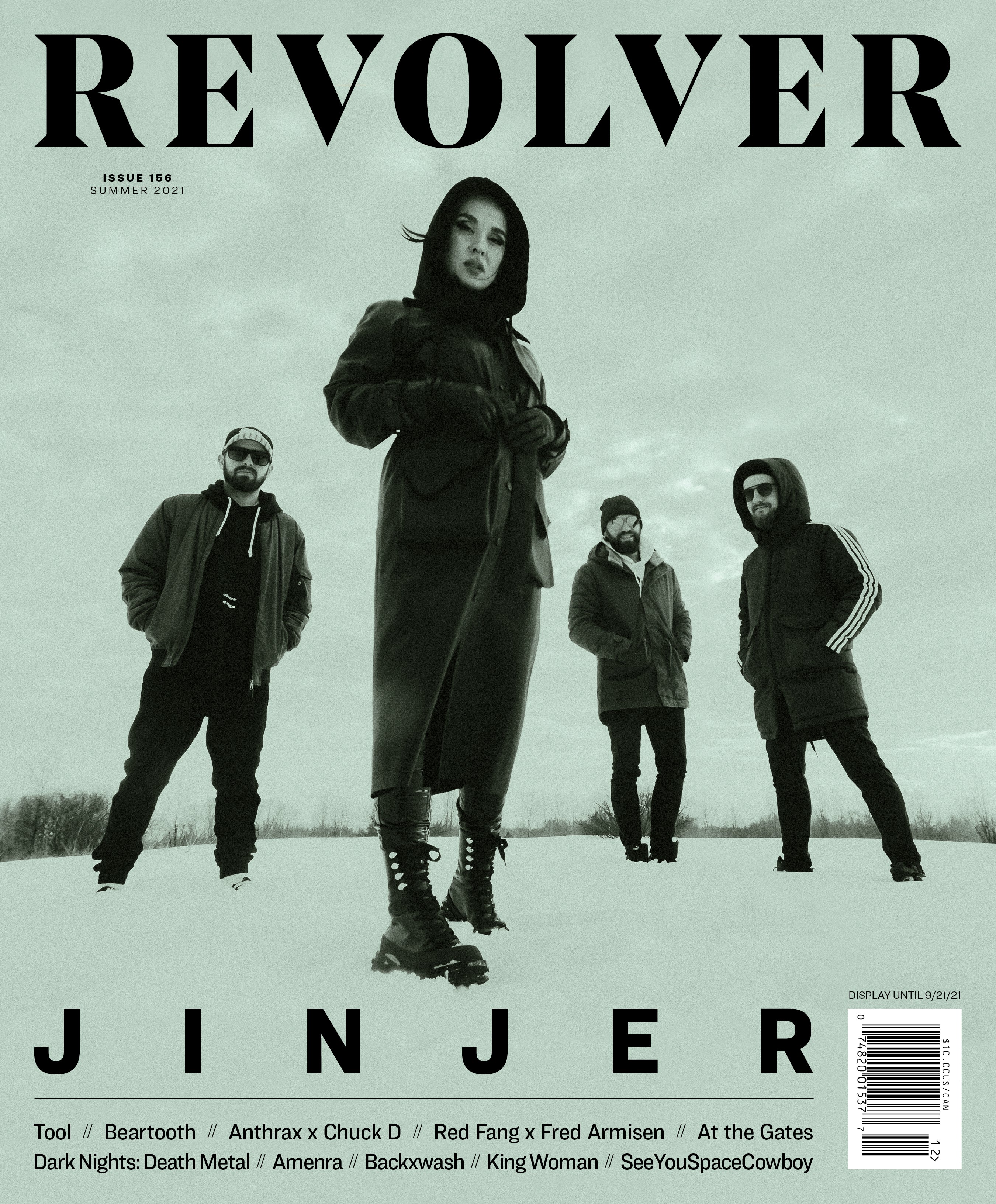 Jimjer Fans REVOLVER 2021 SUMMER ISSUE IN NUMBERED SLIPCASE FEATURING JINJER ...