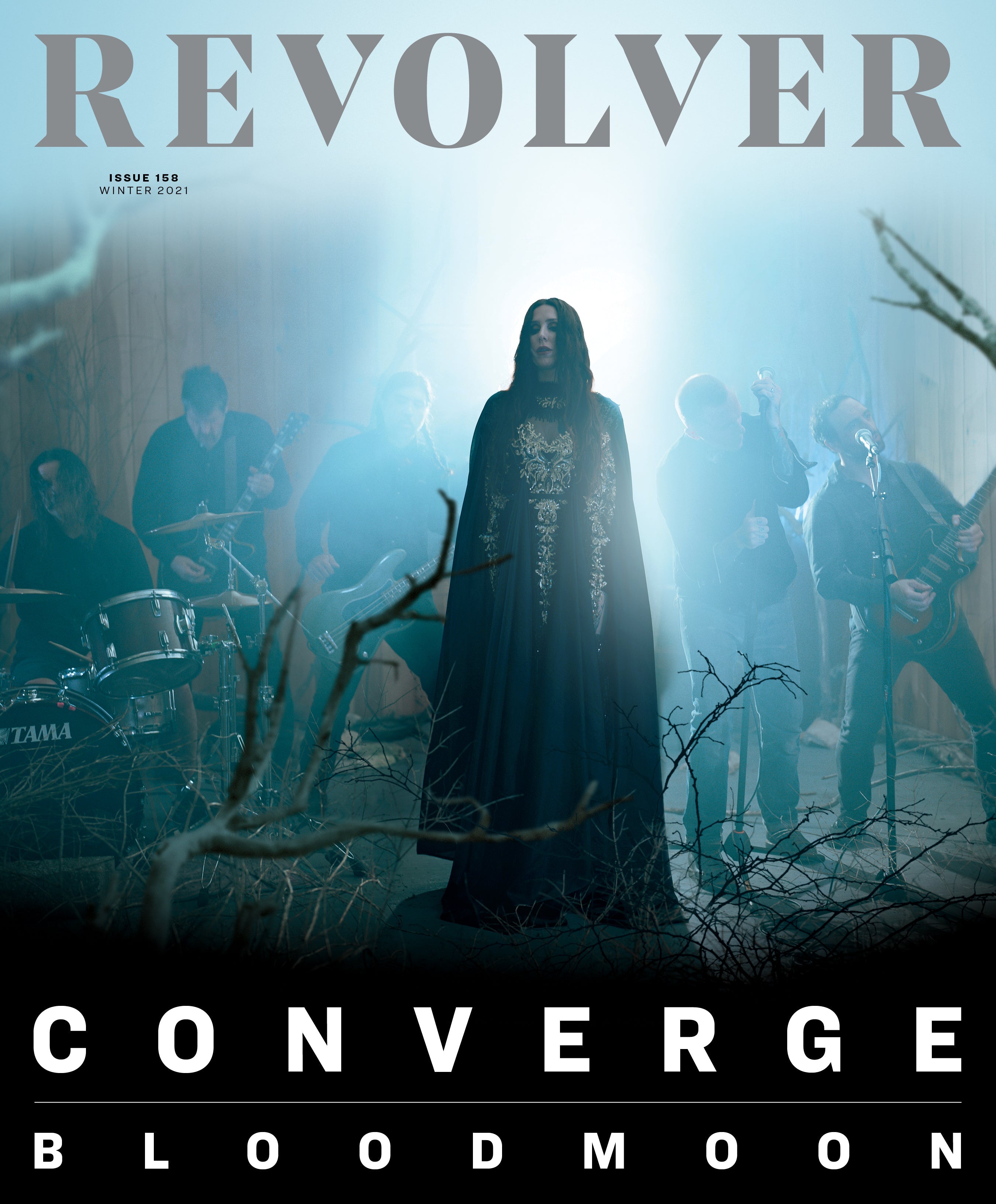 REVOLVER x CONVERGE WINTER 2021 ISSUE HAND-NUMBERED SLIPCASE 2LP - EXCLUSIVE - LTD. 200 - BLOODMOON/CLEAR NAVY CLOUDY