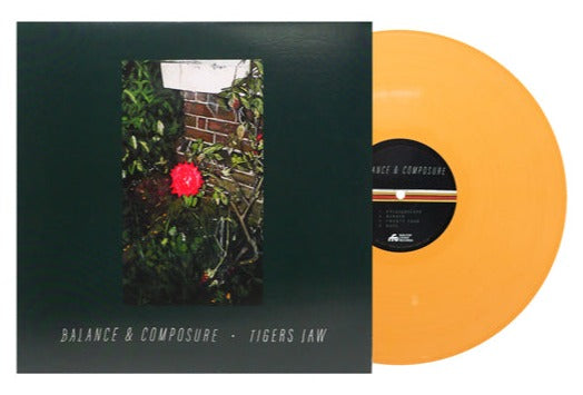 TIGERS JAW/BALANCE AND COMPOSURE 'SPLIT' 12" EP - NEW COVER ART - ORANGE VINY