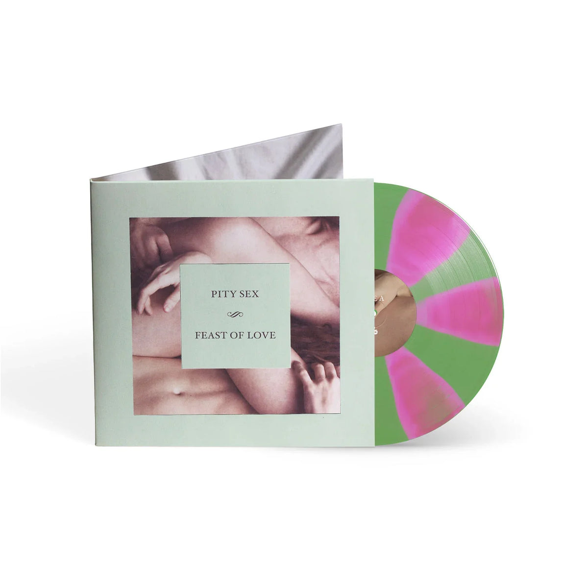 PITY SEX 'FEAST OF LOVE' 10TH ANNIVERSARY EDITION LP - PINK/GREEN/PINWHEEL