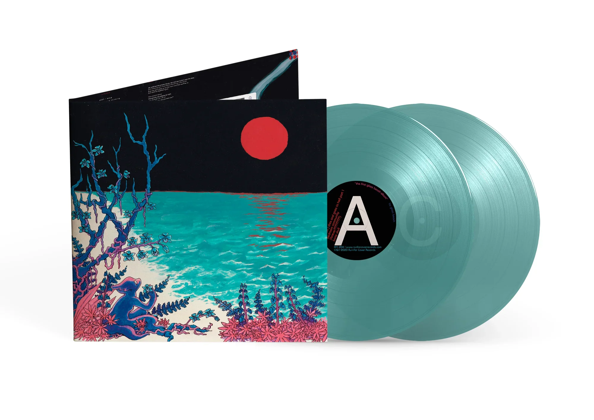 GLASS BEACH 'THE FIRST GLASS BEACH ALBUM' 2LP - ELECTRIC BLUE