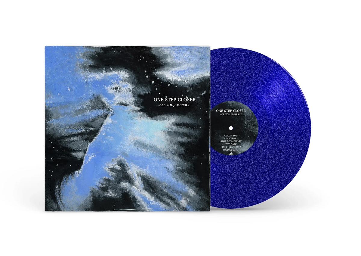 ONE STEP CLOSER 'ALL YOU EMBRACE' LP - BLUE GLITTER