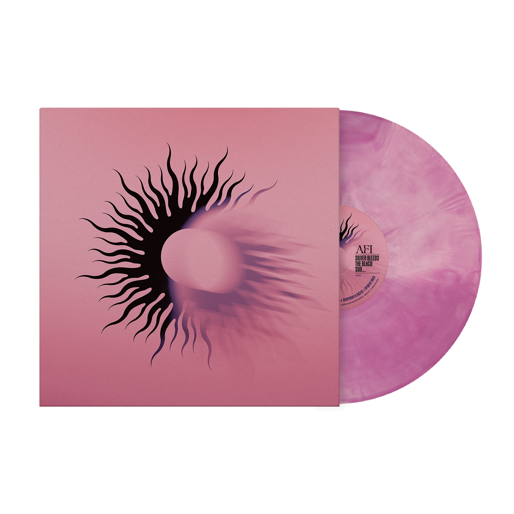 AFI ‘SILVER BLEEDS THE BLACK SUN…’ LP - EXCLUSIVE - LTD. 500 - PURPLE/WHITE SWIRL