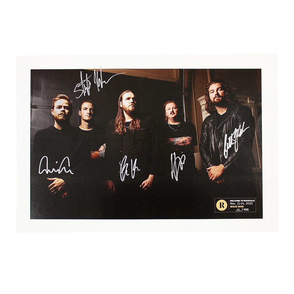 WAGE WAR X REVOLVER X WELCOME TO ROCKVILLE - SIGNED FESTIVAL POSTER