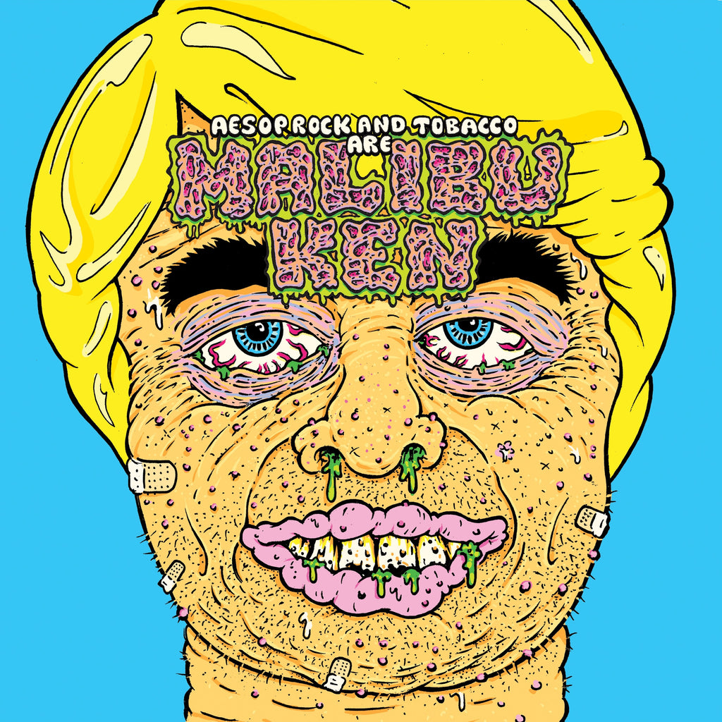 AESOP ROCK & TOBACCO 'MALIBU KEN' LP - BLUE