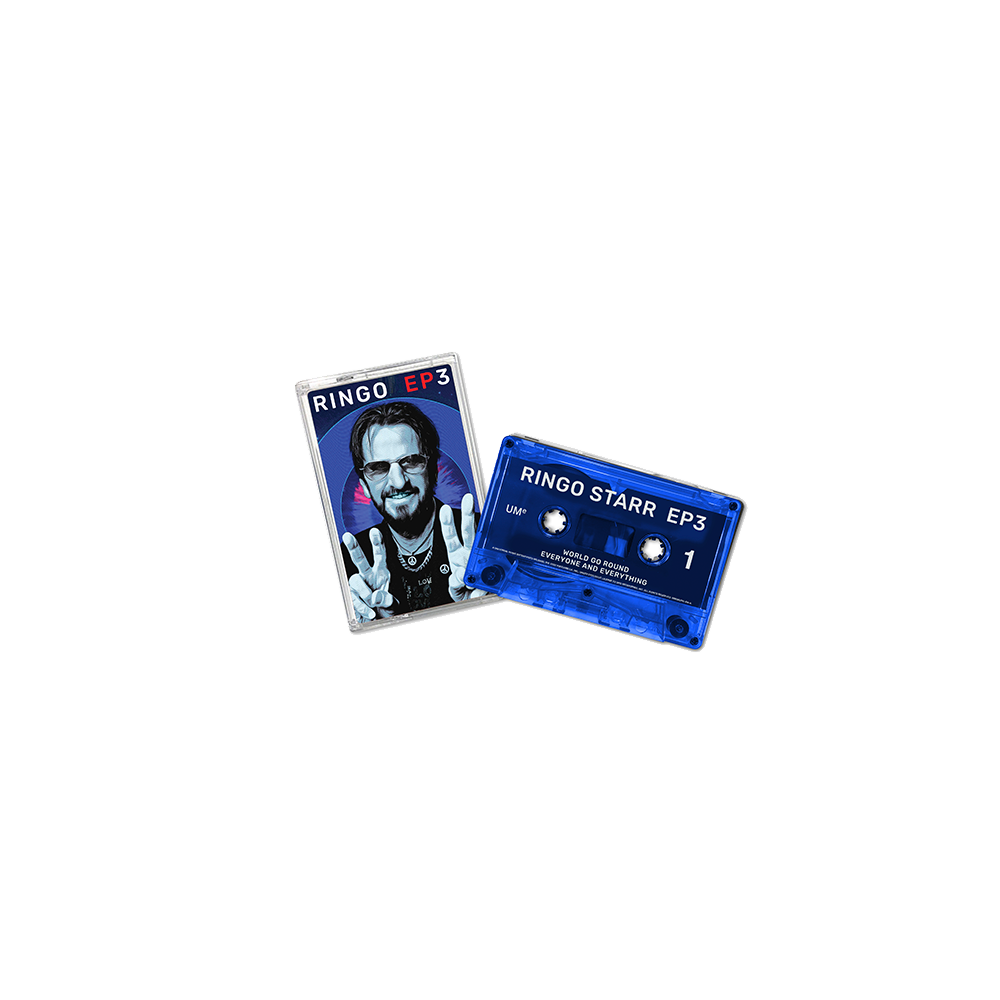 RINGO STARR 'EP3' CASSETTE - TRANSLUCENT ROYAL BLUE