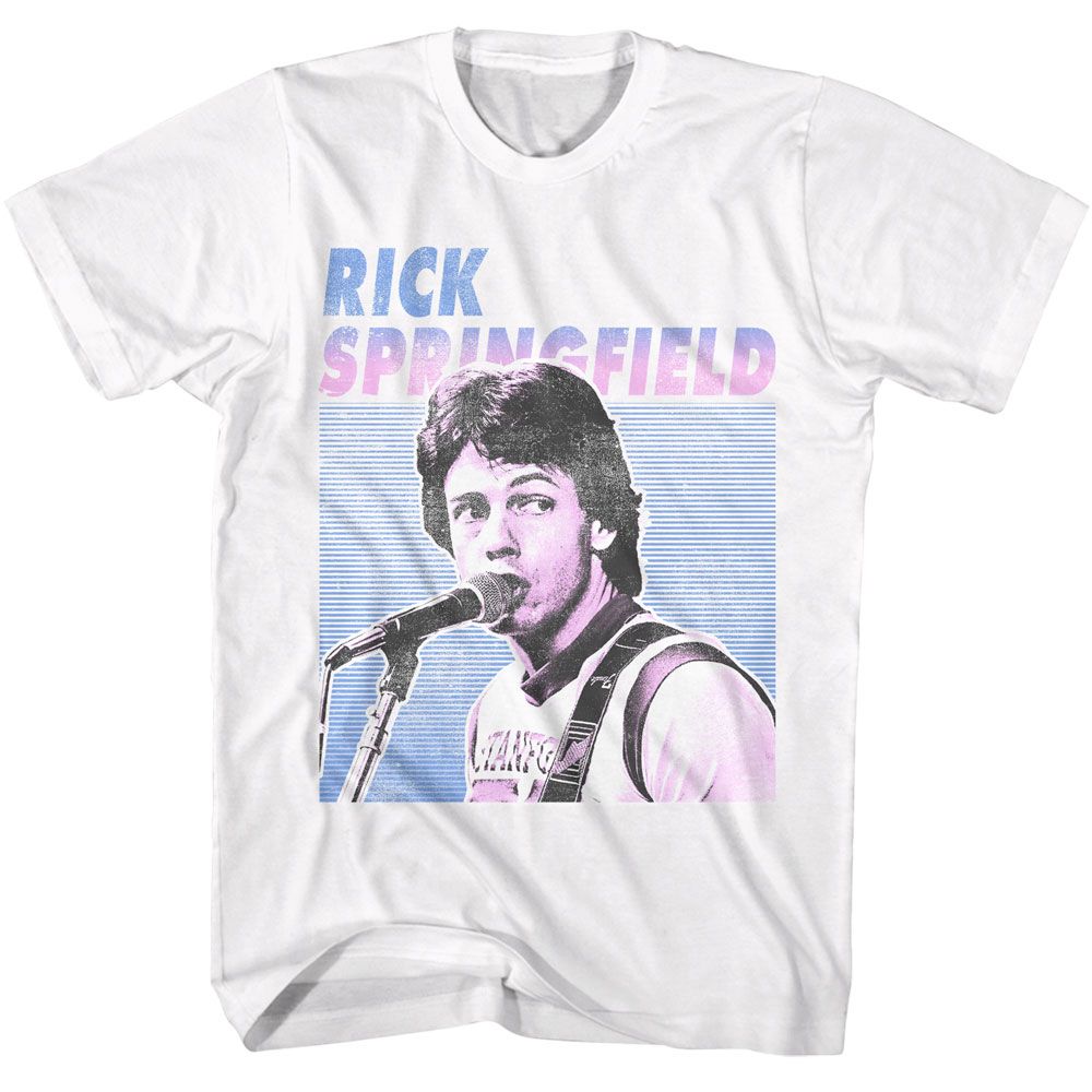 RICK SPRINGFIELD - SINGING PHOTO SHIRT
