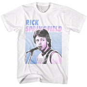 RICK SPRINGFIELD - SINGING PHOTO SHIRT